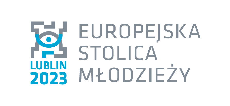 Logo Europejskiej Stolicy Młodzieży Lublin 2023.